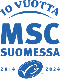 10 vuotta MSC Suomessa 2014-2024 BLUE
