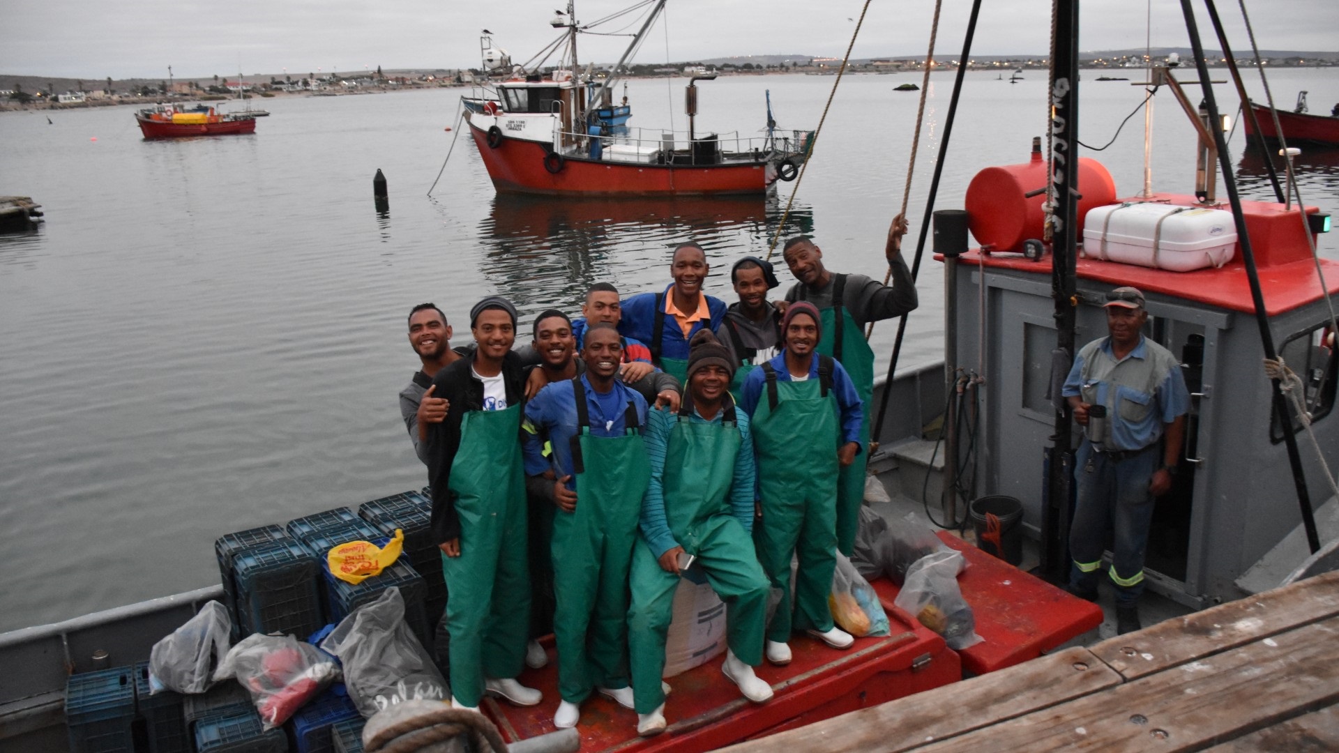 South Africa Fish for Good mussel fishers
